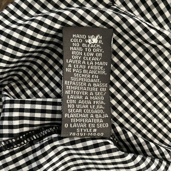 Ghingam print cotton Shirt - Picture 7 of 9